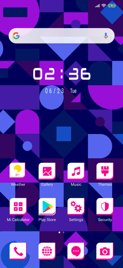 Abstract Mosaic - Dark_3MDS screenshot