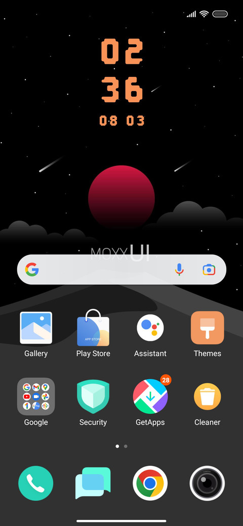 MOXX Ui screenshot