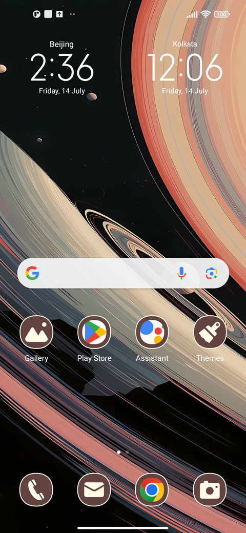Abstract astronomy screenshot