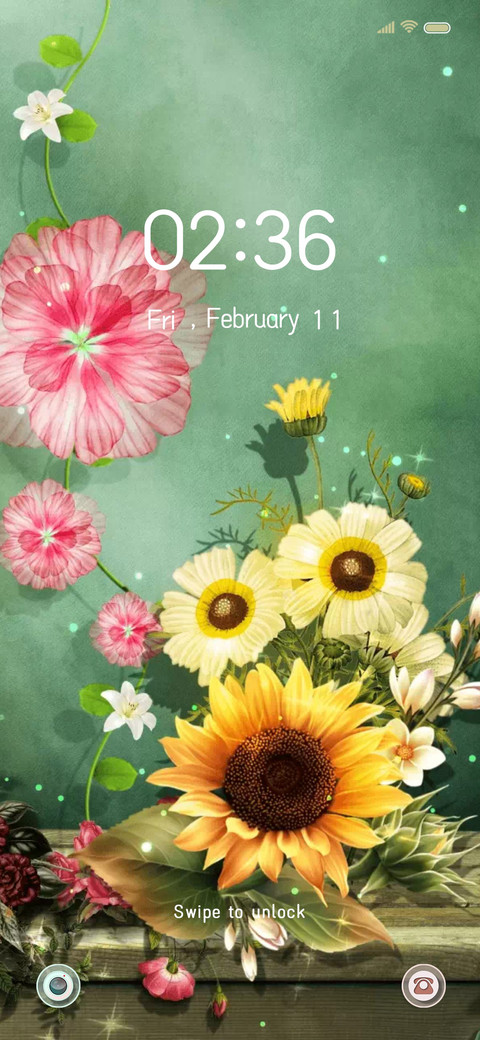 Spring flowers screenshot