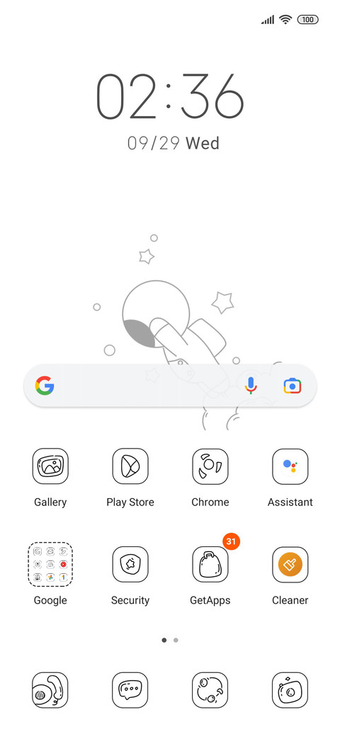 Simple spaceman screenshot