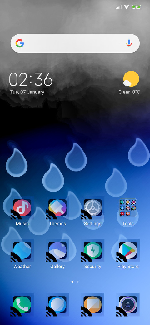 Rain drops_DWM4 screenshot