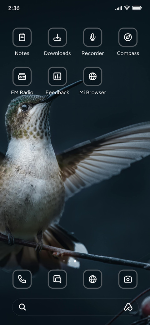 Bird screenshot