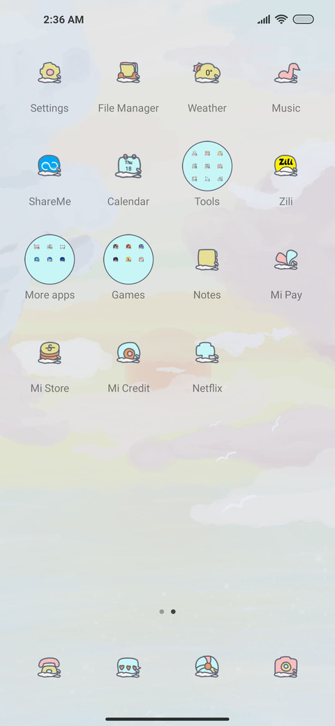Dream sky screenshot