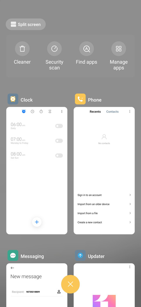 Tilt back screenshot
