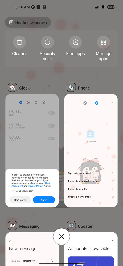Cute penguin screenshot