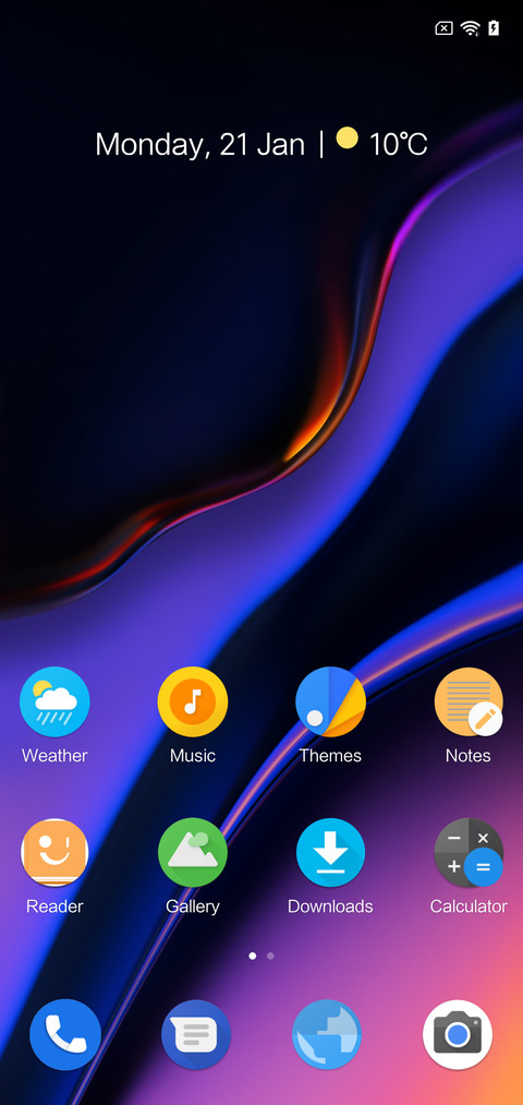 Android 9.0 Pie Dark screenshot