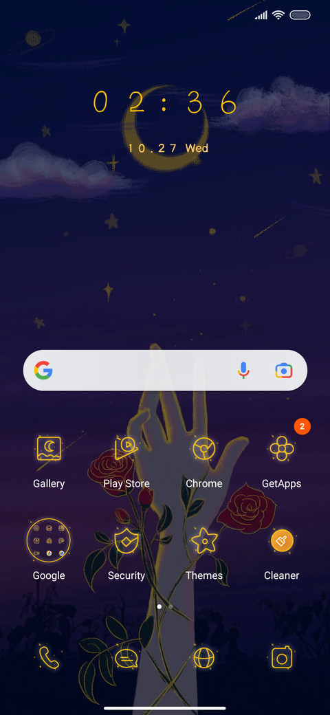 Touching moon screenshot