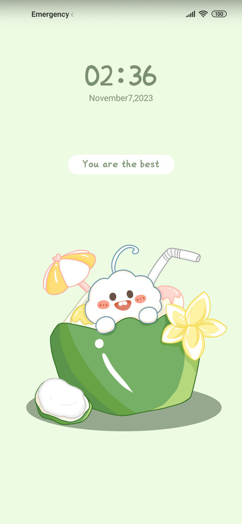 Milk ball coconut screenshot