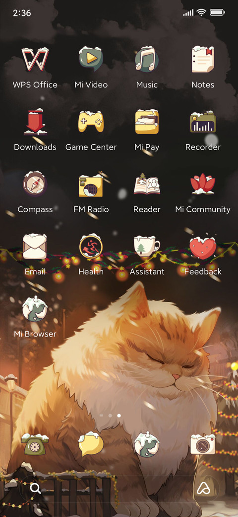 Cute Snow Cat screenshot