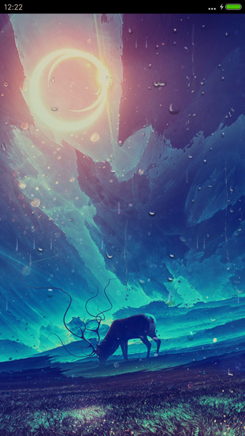 雨中麋鹿（下雨特效） screenshot
