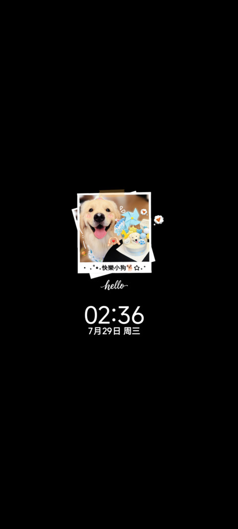 3D重感 调皮小金毛 screenshot