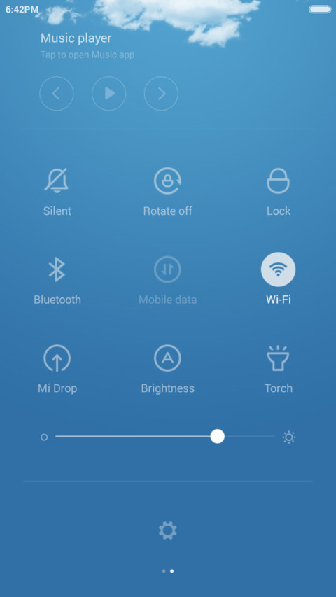 Blue Windows screenshot