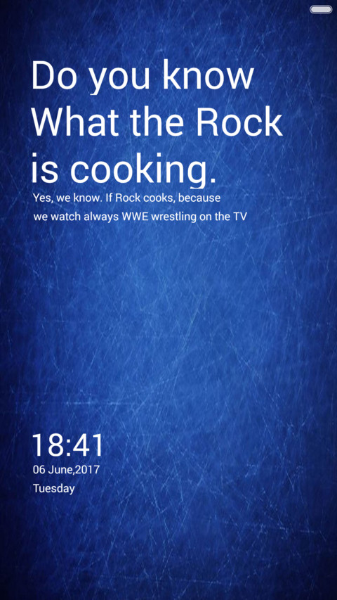 Blue Windows screenshot