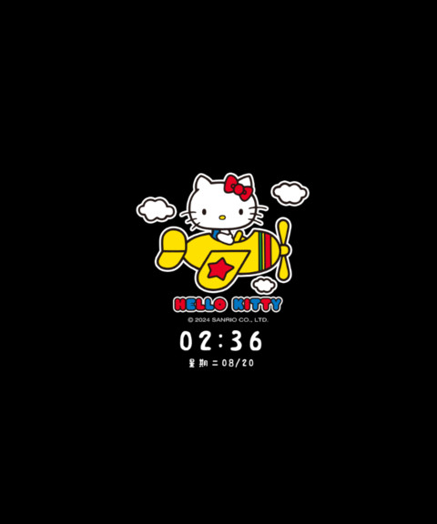 凯蒂猫复古双色贴纸 screenshot