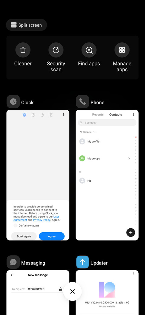 Dark OS screenshot
