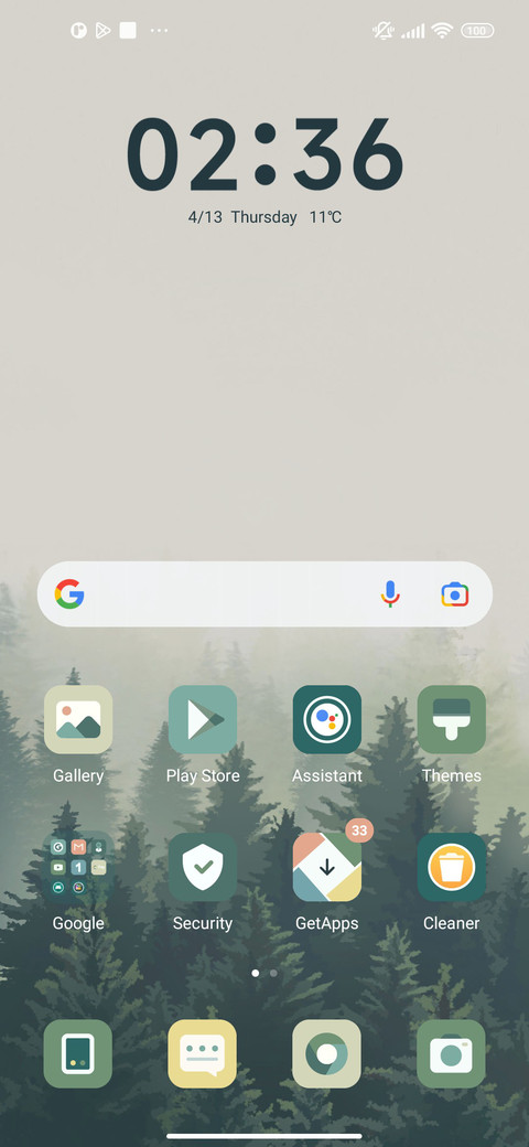 Foggy forest screenshot