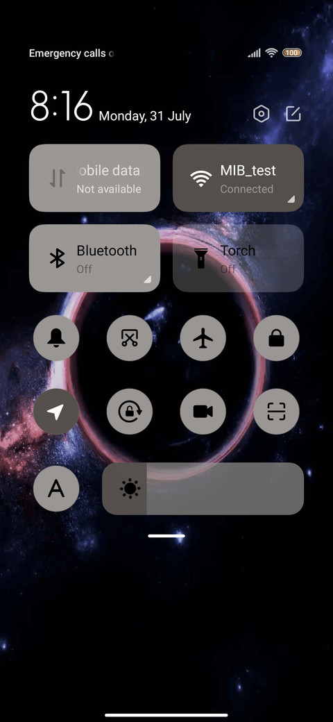Cosmic ring screenshot