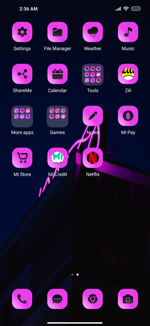 Neon screenshot