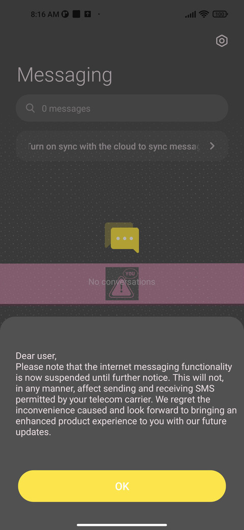 Sticker wallpaper screenshot