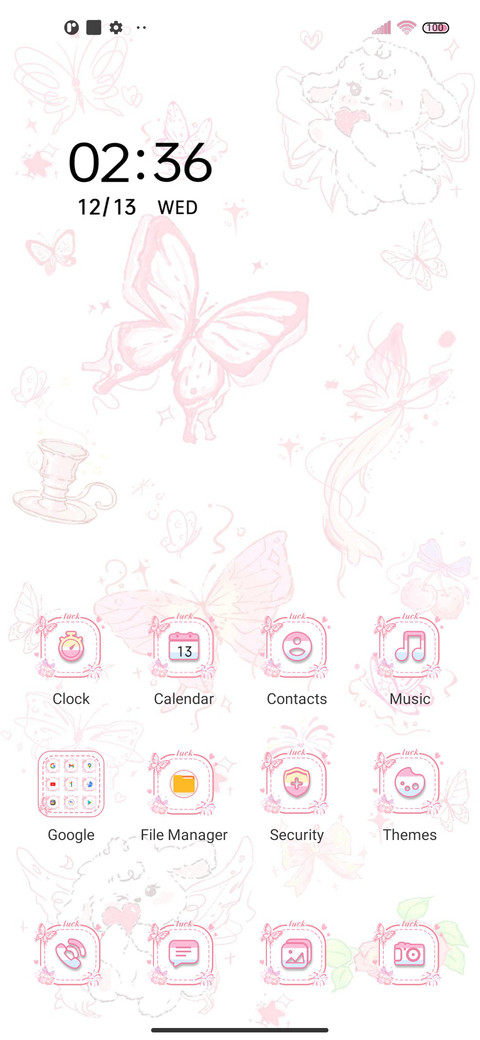 Romantic butterfly screenshot