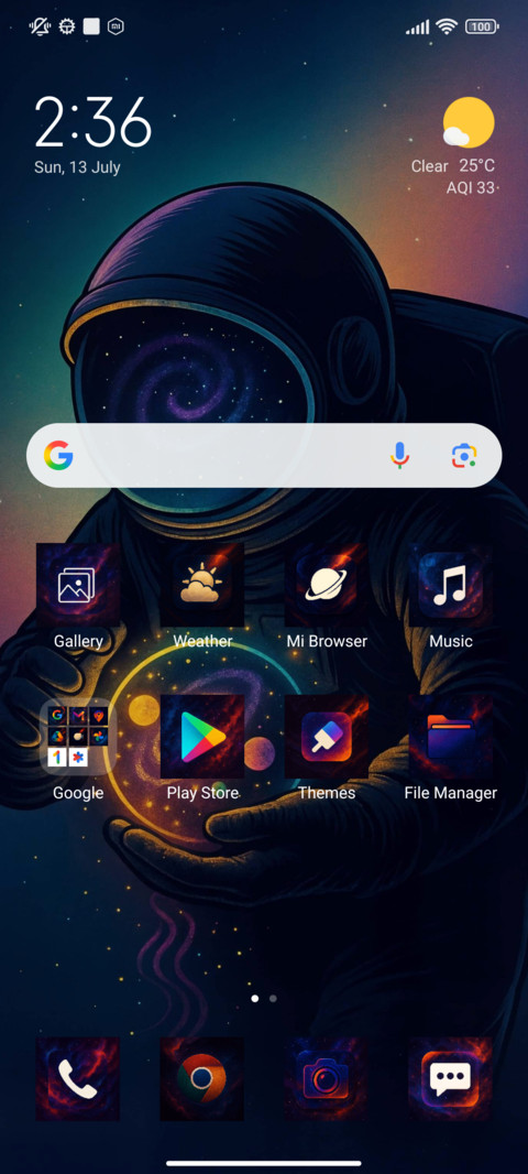 Abstract Space screenshot