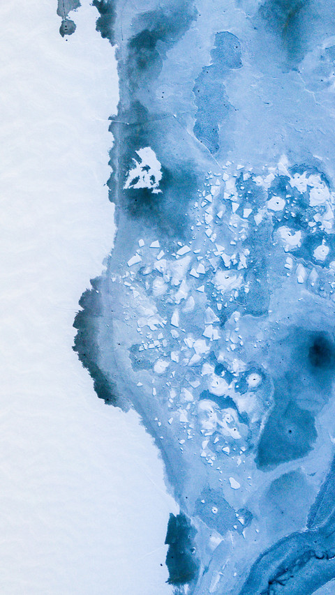 Swedish icelake view from above screenshot