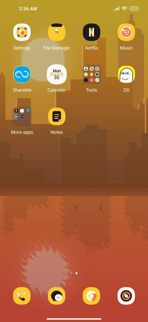 sunset dusk screenshot