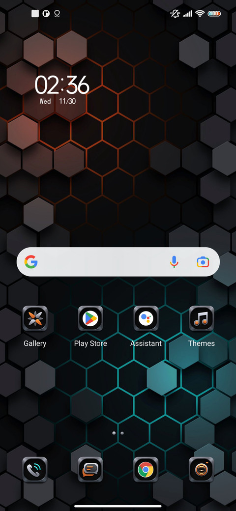 Honeycomb space screenshot