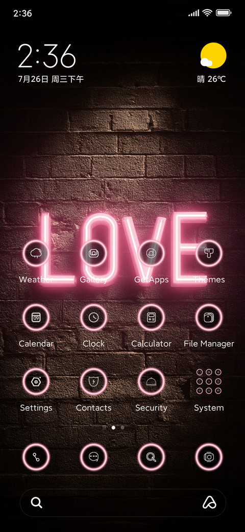 LOVE screenshot