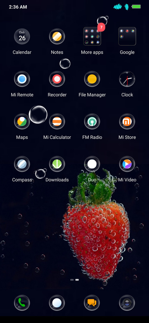 Bubbles screenshot