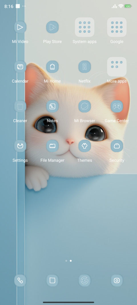3D cat screenshot