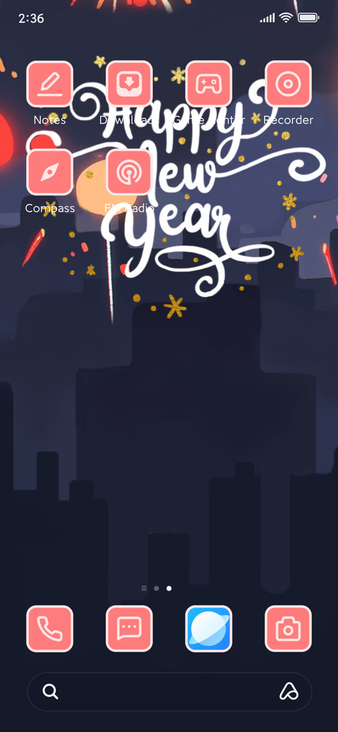 happy new year screenshot
