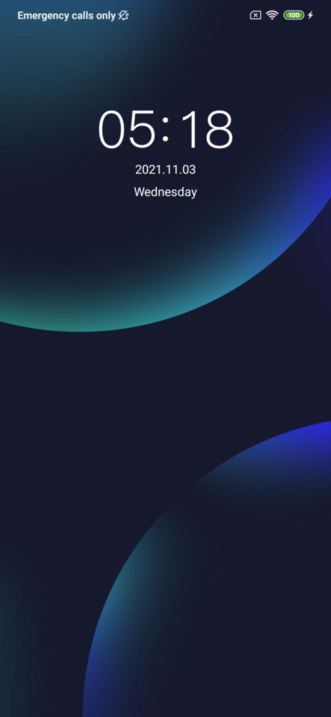 Dark through screenshot