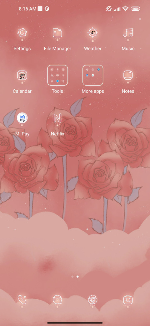 Romantic roses screenshot
