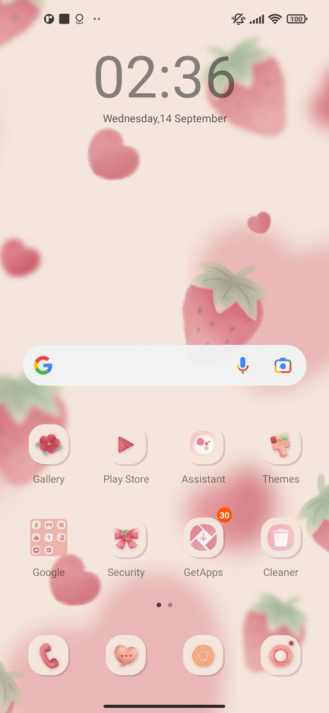 Strawberry Bowknot screenshot