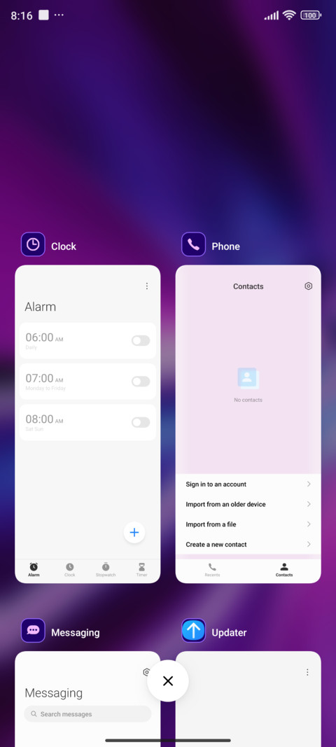 abstract purple screenshot