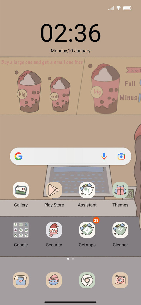 Winter percent screenshot