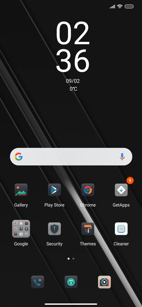 Business window screenshot