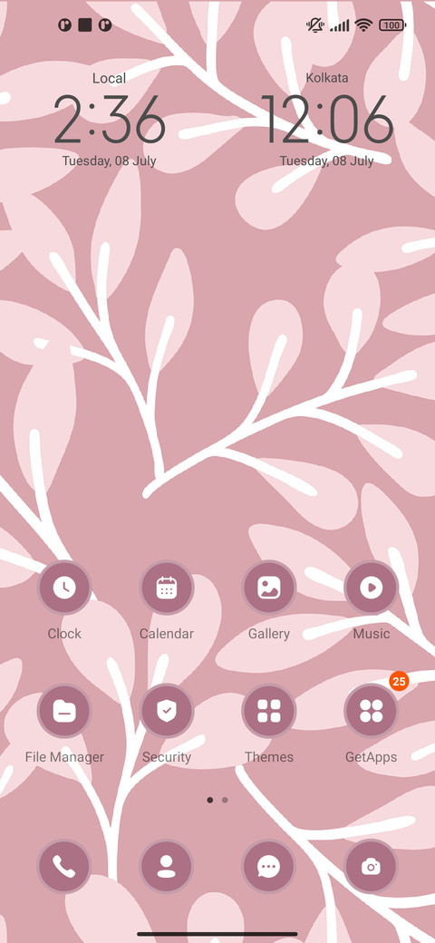 Pattern leaf screenshot