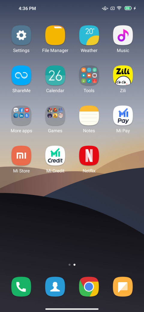 Oppo A53S screenshot