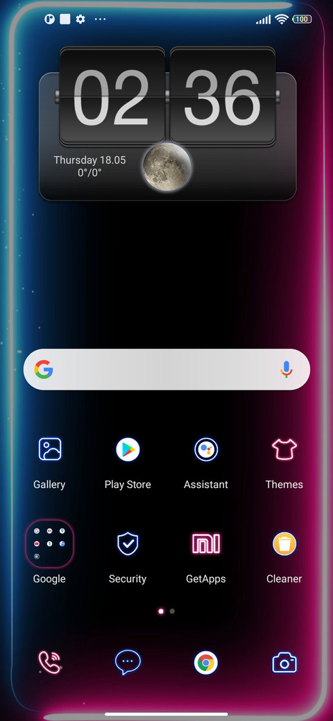 Broken screen screenshot