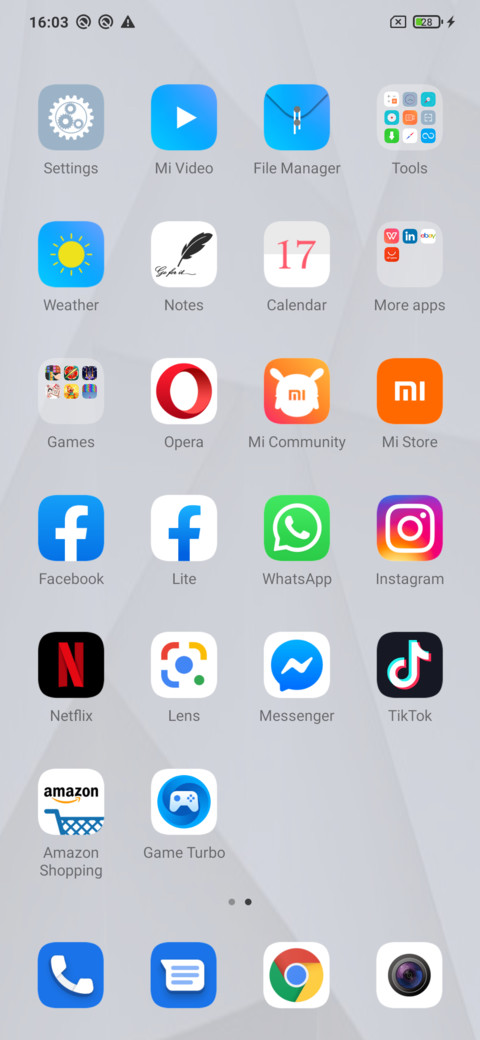 White OS 2 screenshot