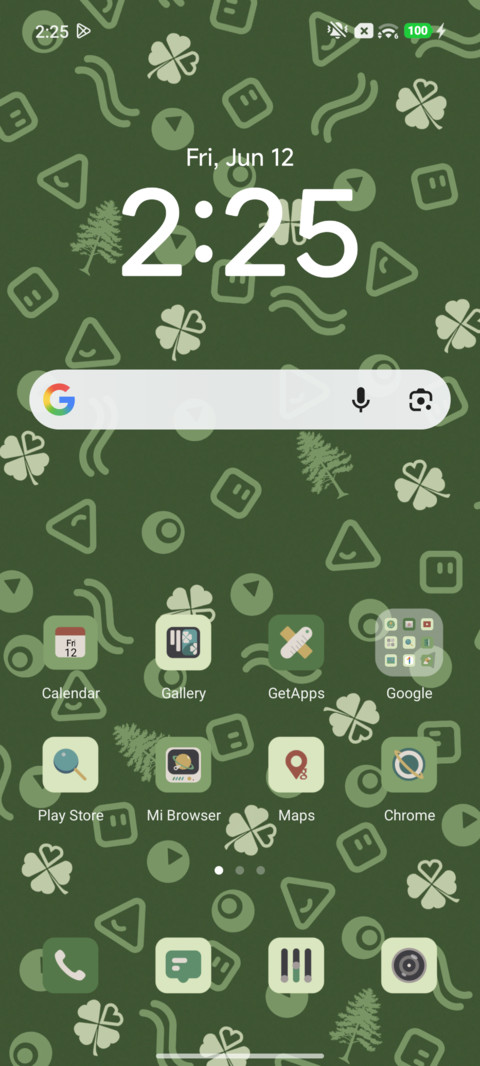 Lucky green clover screenshot