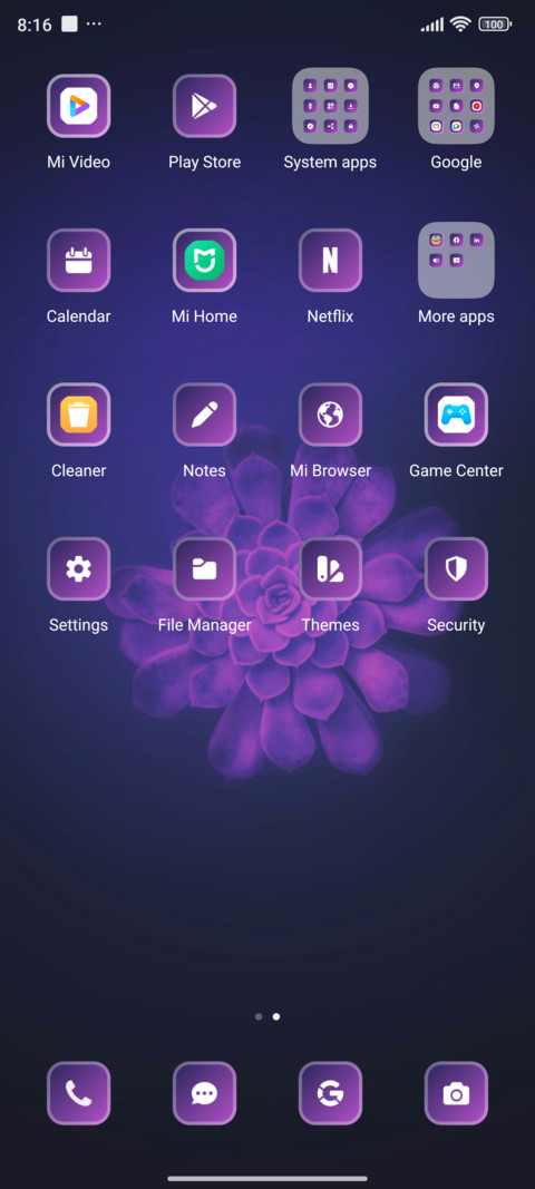 Purple Glow screenshot