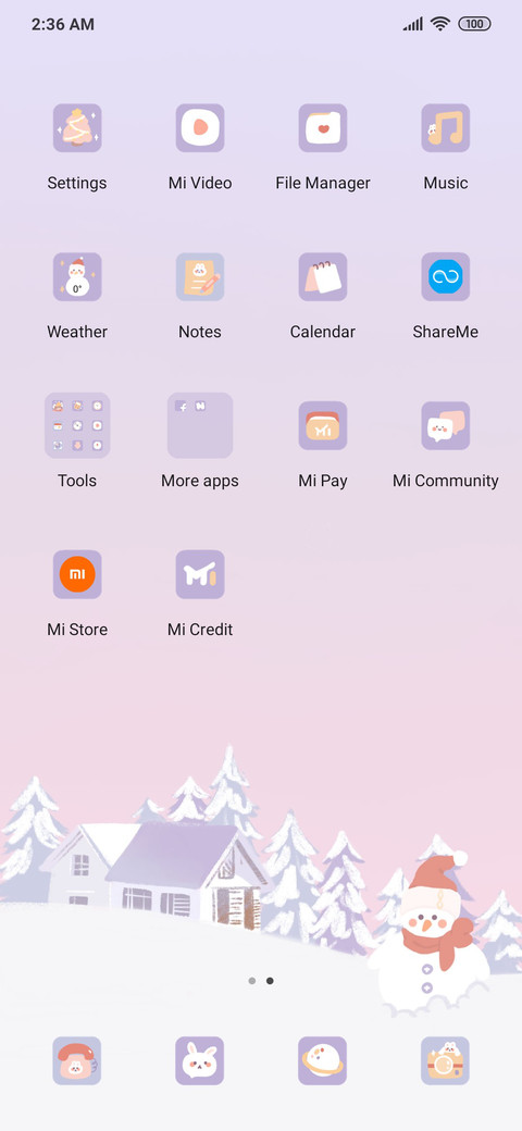 Snowy winter screenshot