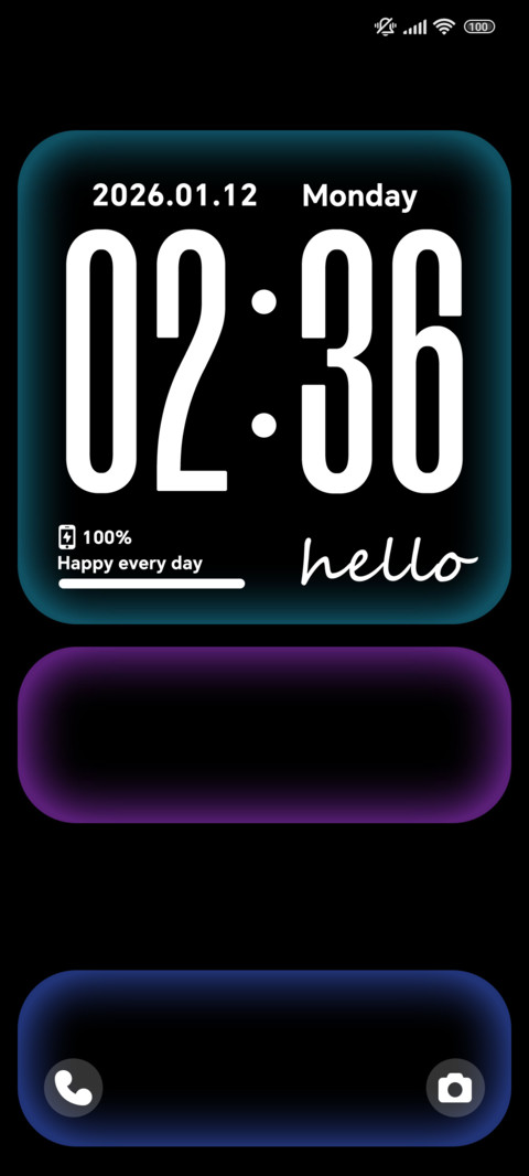 Black Float Blue screenshot