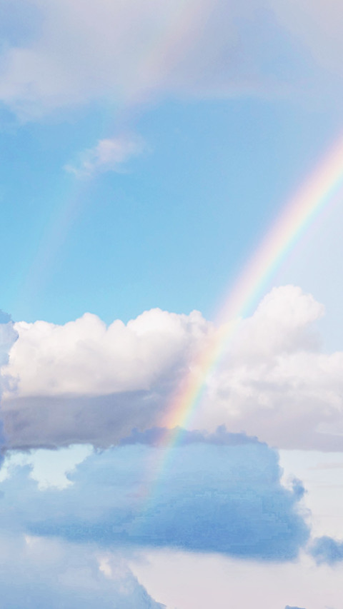 Rainbow bicolor sky screenshot