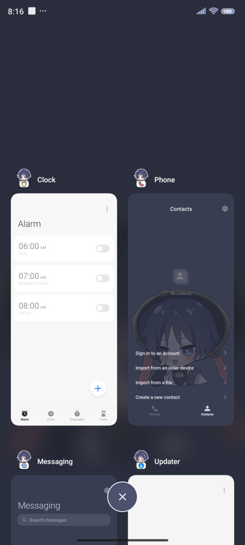 Cute component screenshot