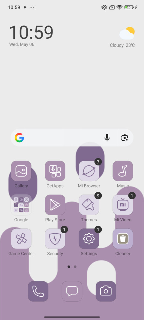 Lavender screenshot